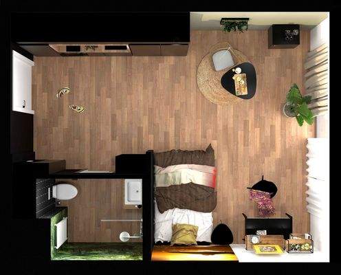 Grundrissbeispiel TYP C (Visualisierung)