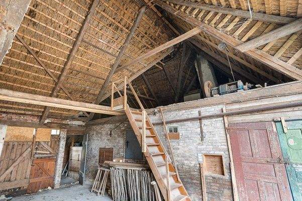 Blick in den Dachstuhl