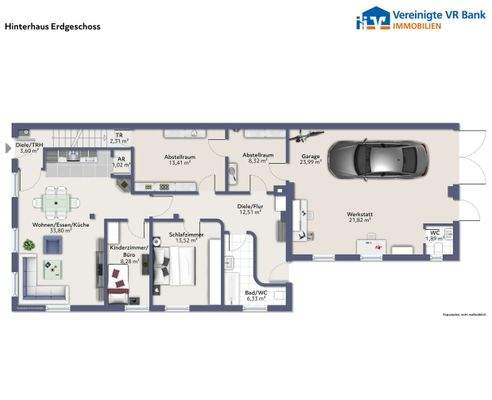 Hinterhaus Erdgeschoss