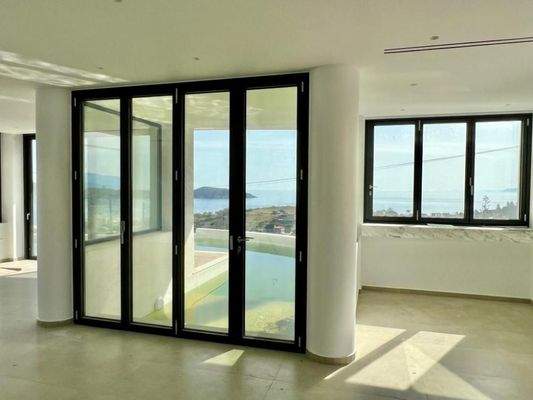 Kreta, Schisma Eloundas: Villa mit 3 Schlafzimmern und Pool bietet einen atemberaubenden Meerblick auf Elounda