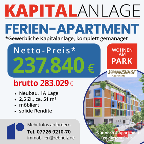 Bad Dürrheim Renditeobjekte, Mehrfamilienhäuser, Geschäftshäuser, Kapitalanlage