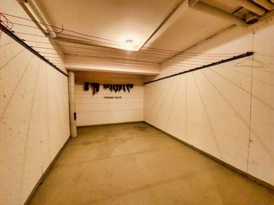 Trockenraum im UG vorhanden