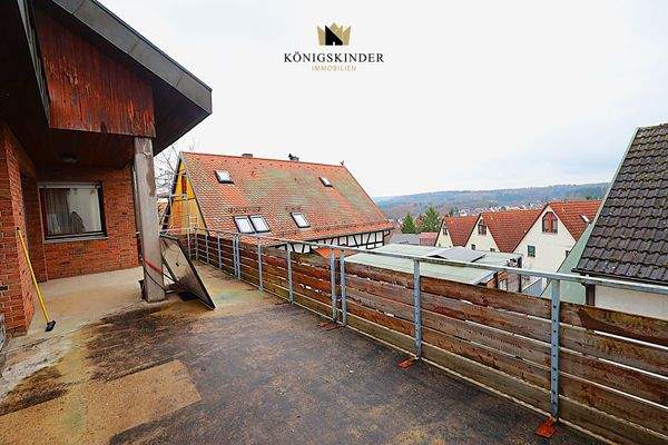 Von der Terrasse haben Sie freien Blick