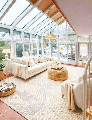 im Wintergarten - auch im Sommer eine Oase ..