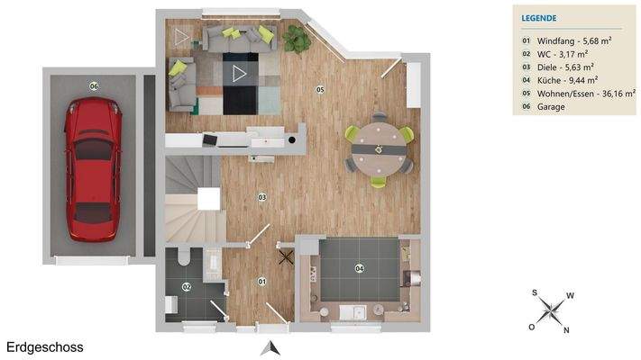 Grundriss Erdgeschoss