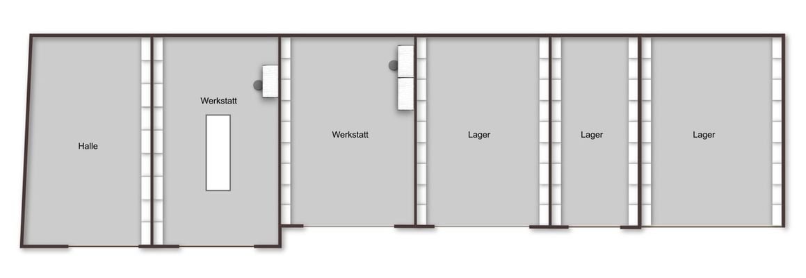 Lagerhallen: Alle Daten, Aufmaße und Details ohne Gewähr