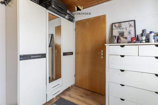 Ruhiges separates Schlafzimmer