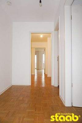 Flur bei den Schlafzimmern