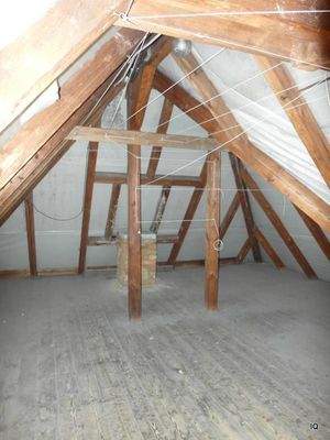 Dachboden zum Wäschetrocknen