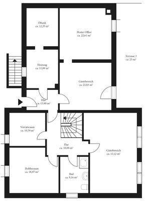 Grundriss Untergeschoss