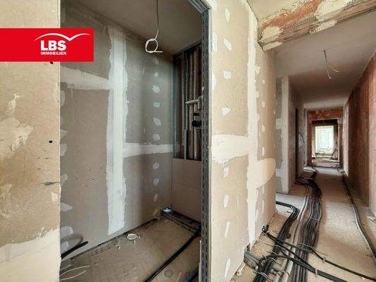 Abstellkammer Blickrichtung Flur