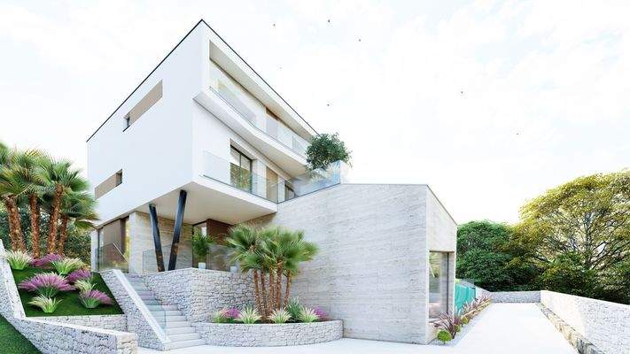 Großzügige Zufahrt 