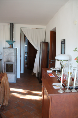 Warme Terracotta-Böden