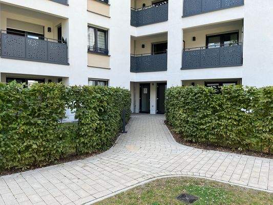 Blick zum hofseitigen Ausgang