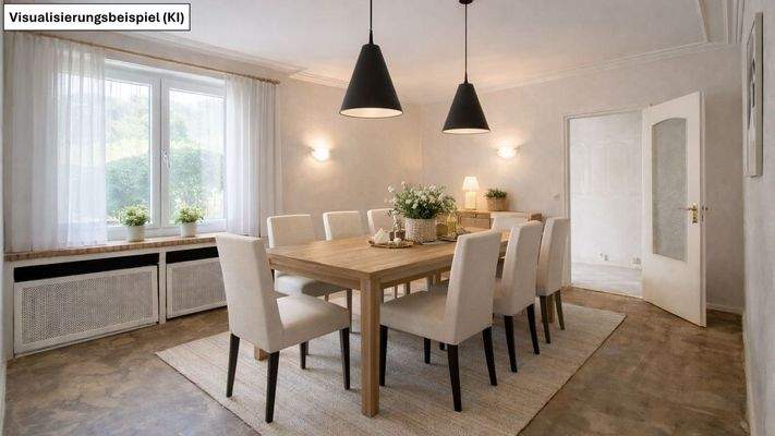 Esszimmer Haupthaus (Visualisierung)