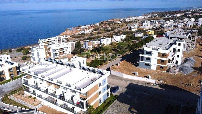 Apartments with Unblocked Sea and Mountain Views in Girne