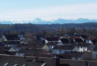 Bergblick_von der Dachterrasse im 6.OG
