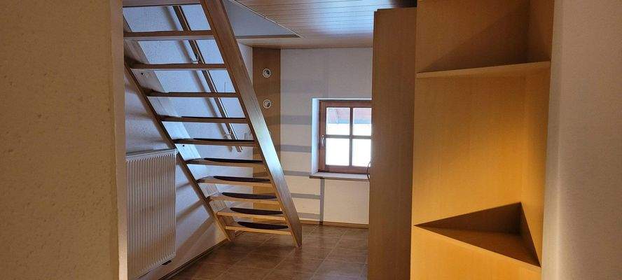 Aufgang zum Wohnzimmer