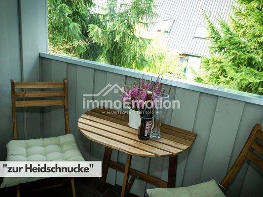 Balkon zur Heidschnucke