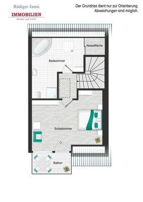 Grundriss Obergeschoss