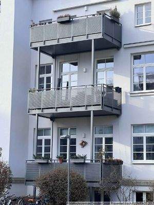 Balkonansicht - Tolle großzügige 2-Raumwohnung mit