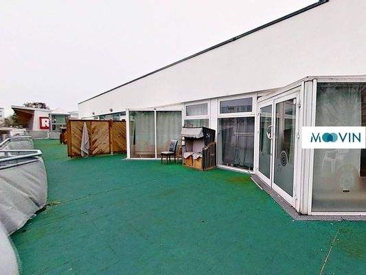 Ansicht I: Dachterrasse