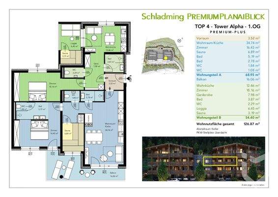 TOP 4 - Tower Alpha - 1.OG - premium plus