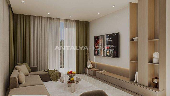 Flats with Rich On-Site Amenities in Alanya Center
