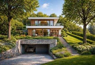 So könnte Ihre neue Villa im Sommer aussehen