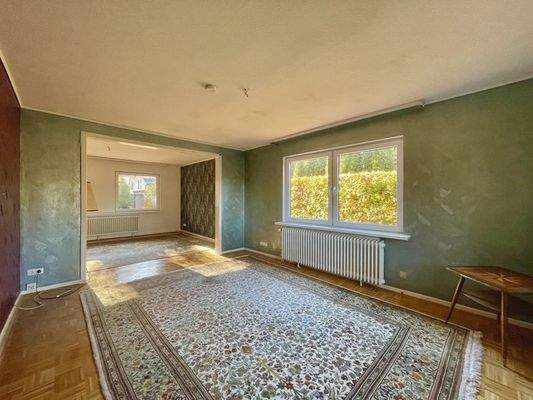 große Räume im Erdgeschoss