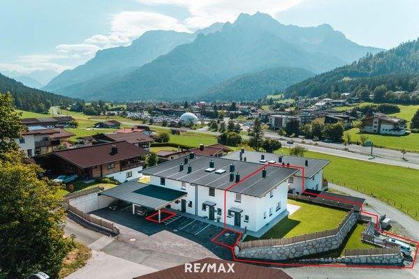 Blick WHG Eingangsbereich mit Markierung