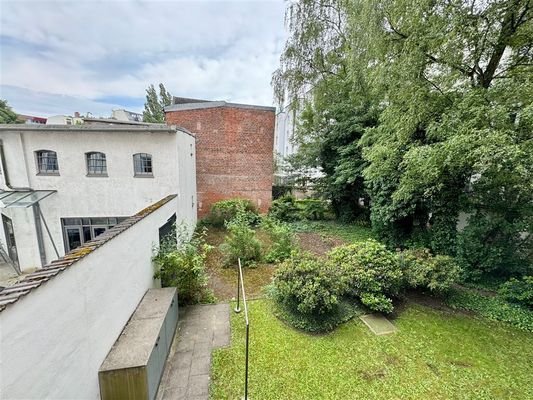 Blick Hinterhof