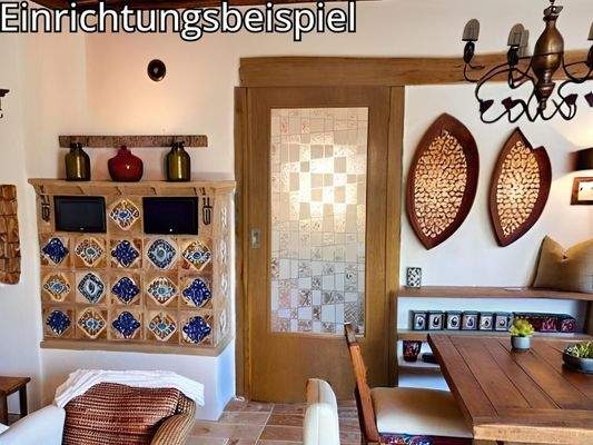 Kachelofen Küche nach Renovierung