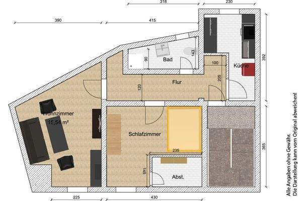 Grundriss Fritz-Reuter-Str. 3 2. OG