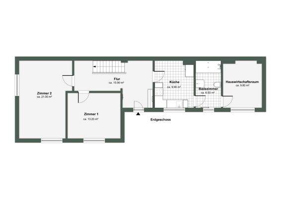 Grundriss EG Vorderhaus