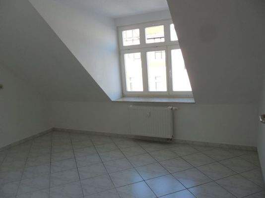 Küche mit gemütlicher Gaube