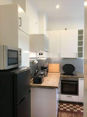 Kompakte Stadtwohnung Küche