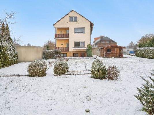 Rückansicht mit Garten