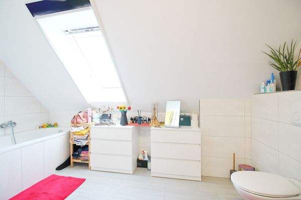 Blick in das Tageslichtvollbad