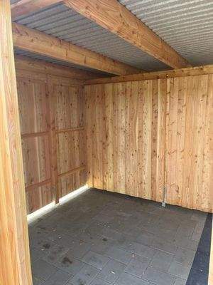 Abstellraum am Carport