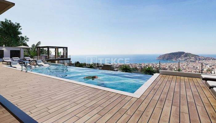 Apartments with Panoramic Sea View in Alanya Cikcilli