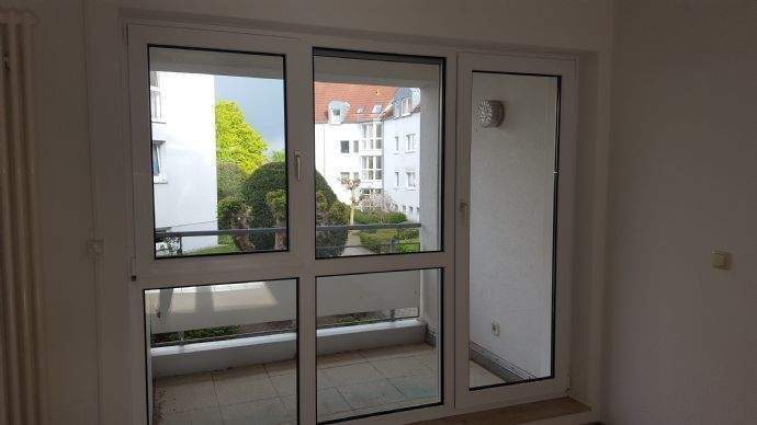 Beispielwohnung: Loggia am Wohnzimmer