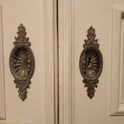 Griffe an der Schiebetür