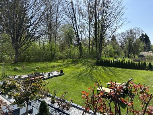 Garten und Parkblick