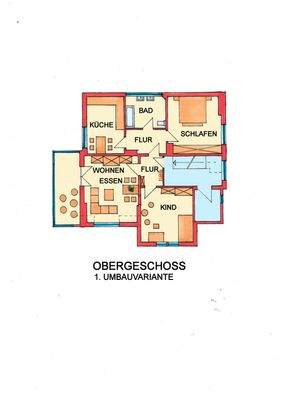 Umbauvariante Obergeschoss
