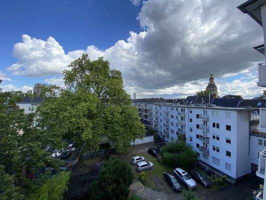 Blick aus der Wohnung