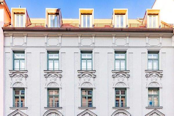 Klassische Altbaufassade