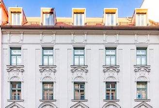 Klassische Altbaufassade