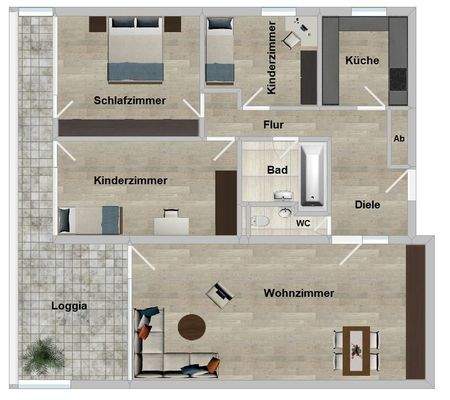 Grundriss: 2. Obergeschoss