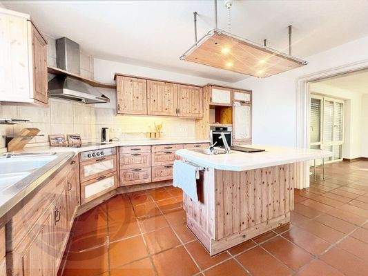 gut ausgestattete Wohnküche mit vielen Extras, EG